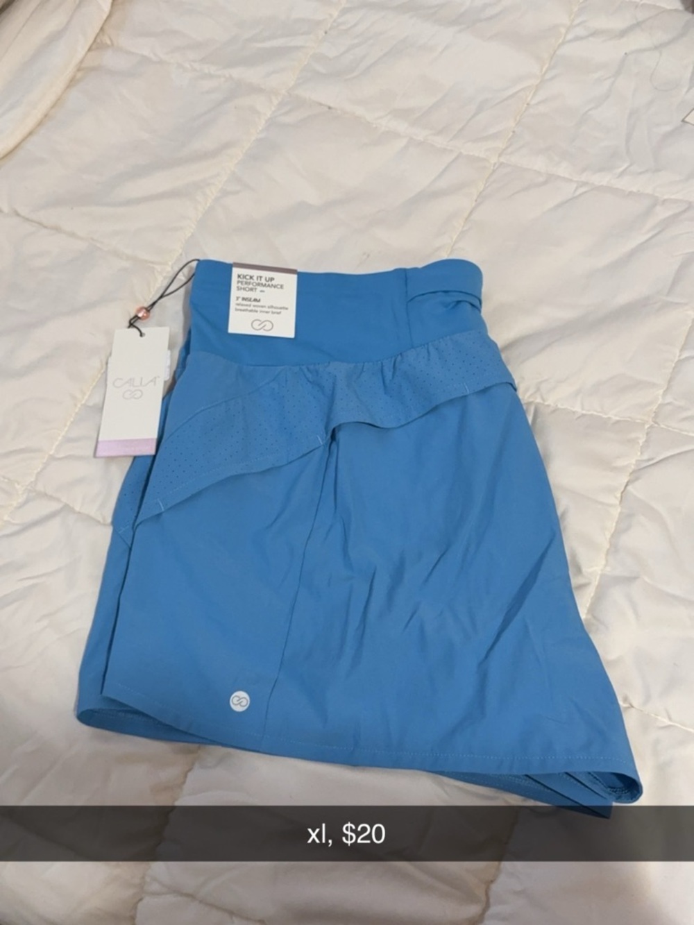 CALIA by Carrie Underwood Blue Athletic Skort